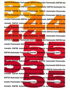 1969 DAF PROGRAMMA  VARIOMATIC BROCHURE NEDERLANDS