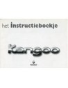 1999 RENAULT KANGOO INSTRUCTIEBOEKJE NEDERLANDS