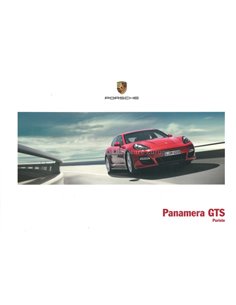2013 PORSCHE PANAMERA GTS BROCHURE FRANS