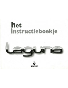 1998 RENAULT LAGUNA INSTRUCTIEBOEKJE NEDERLANDS