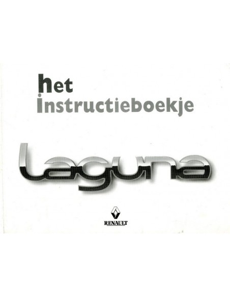 1998 RENAULT LAGUNA INSTRUCTIEBOEKJE NEDERLANDS