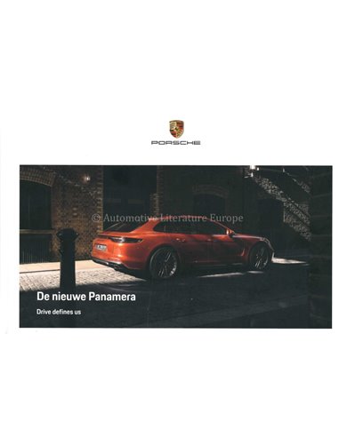 2021 PORSCHE PANAMERA BROCHURE DUTCH
