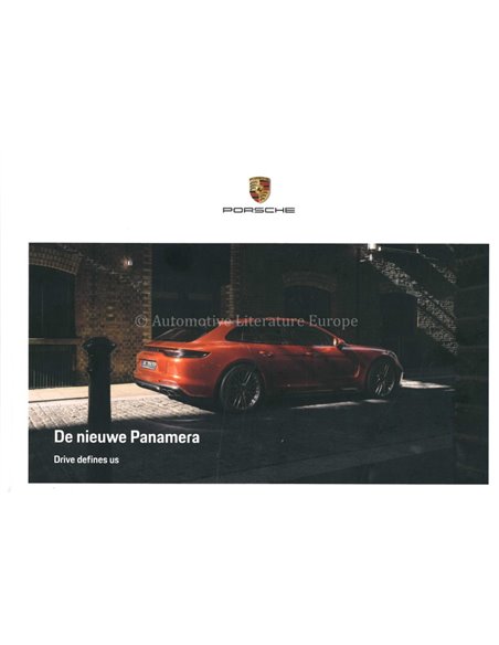2021 PORSCHE PANAMERA BROCHURE DUTCH