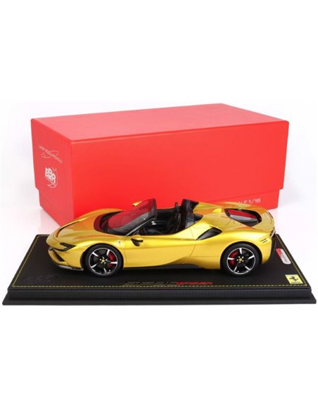 2020 FERRARI SF90 SPIDER GIALLO MONTECARLO MODELCAR 15/200