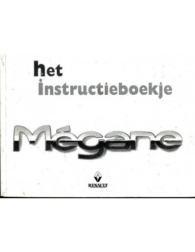 1998 RENAULT MEGANE INSTRUCTIEBOEKJE NEDERLANDS