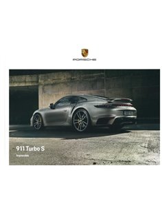 2020 PORSCHE 911 TURBO S HARDCOVER BROCHURE FRANS