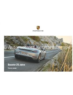 2021 PORSCHE BOXSTER 25 YEARS EDITION HARDBACK BROCHURE GERMAN