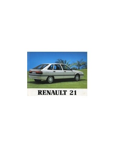 1990 RENAULT 21 INSTRUCTIEBOEKJE NEDERLANDS