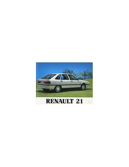 1990 RENAULT 21 INSTRUCTIEBOEKJE NEDERLANDS