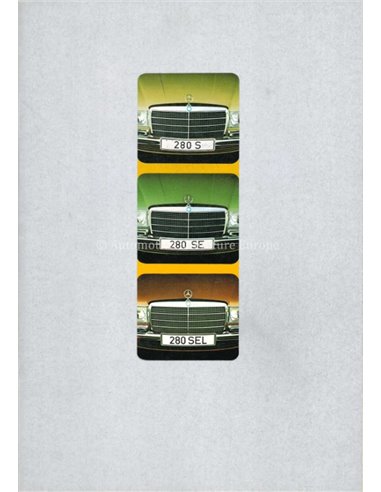 1974 MERCEDES BENZ S KLASSE PROSPEKT NIEDERLÄNDISCH