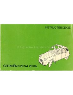 1976 CITROEN 2CV4 & 2CV6 BETRIEBSANLEITUNG NIEDERLÄNDISCH