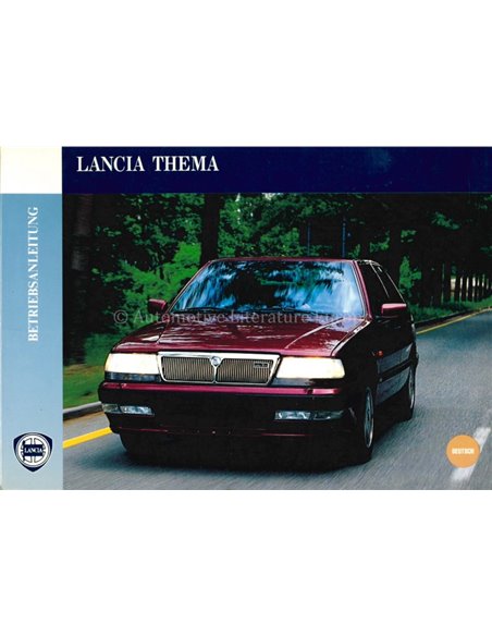 1993 LANCIA THEMA OWNER'S MANUAL GERMAN