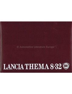 1986 LANCIA THEMA 8.32 OWNERS MANUAL ITALIAN