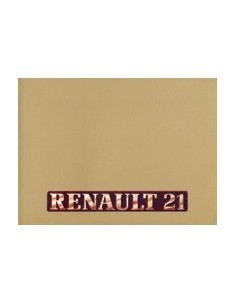 1987 RENAULT 21 INSTRUCTIEBOEKJE DUITS