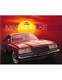 1978 DODGE MAGNUM XE BROCHURE ENGELS