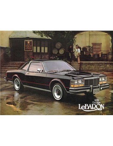 1978 DODGE LEBARON BROCHURE ENGLISH