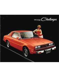 1978 DODGE CHALLENGER PROSPEKT ENGLISCH