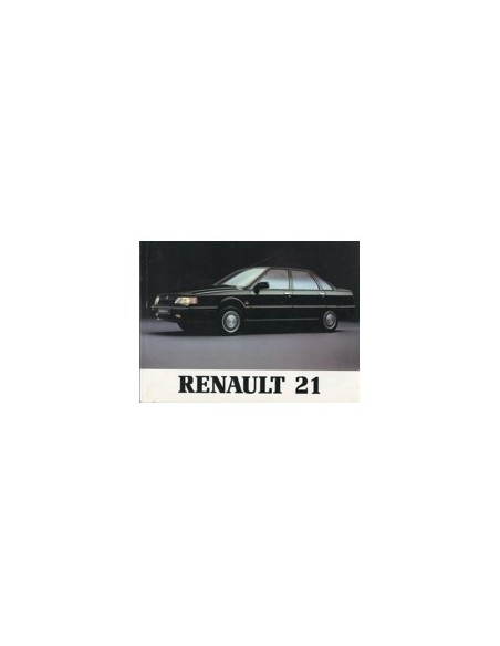 1990 RENAULT 21 SEDAN INSTRUCTIEBOEKJE NEDERLANDS