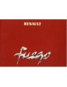 1980 RENAULT FUEGO INSTRUCTIEBOEKJE FRANS