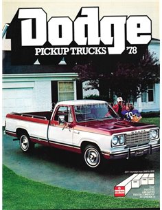 1978 DODGE PICKUP TRUCKS BROCHURE ENGELS