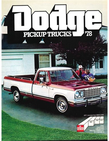 1978 DODGE PICKUP TRUCKS BROCHURE ENGLISH