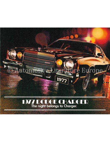 1977 DODGE CHARGER BROCHURE ENGELS