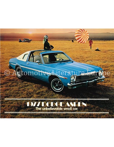 1977 DODGE ASPEN BROCHURE ENGELS