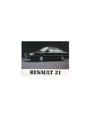 1989 RENAULT 21 SEDAN INSTRUCTIEBOEKJE FRANS
