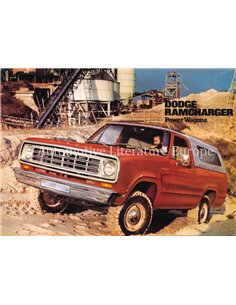 1976 DODGE RAMCHARGER BROCHURE ENGLISH