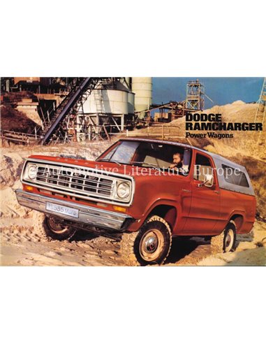 1976 DODGE RAMCHARGER BROCHURE ENGLISH
