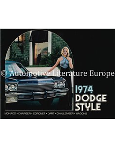 1974 DODGE STYLE BROCHURE ENGLISH