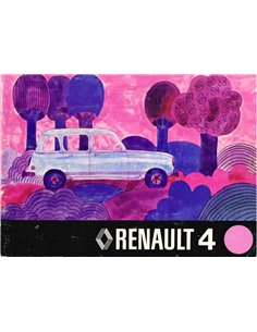1973 RENAULT 4 BETRIEBSANLEITUNG NIEDERLÄNDISCH