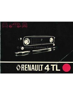 1976 (FASA) RENAULT 4 TL INSTRUCTIEBOEKJE SPAANS