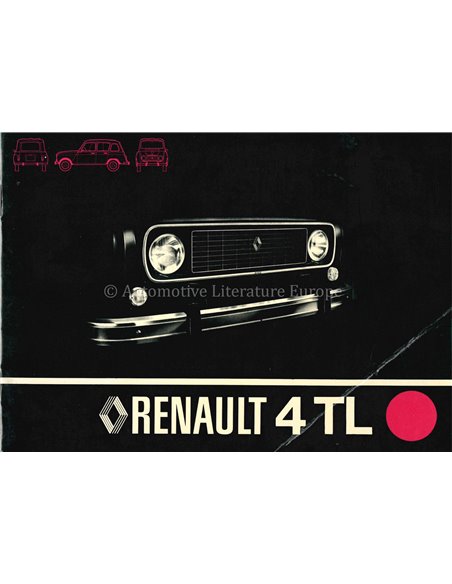 1976 (FASA) RENAULT 4 TL INSTRUCTIEBOEKJE SPAANS