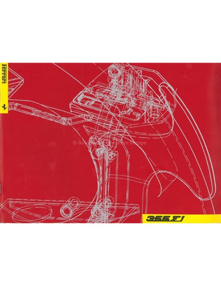 1998 FERRARI 355 F1 PRESSEMAPPE PROSPEKT 1225/97
