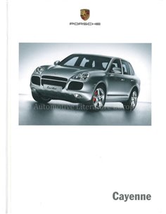 2006 PORSCHE CAYENNE HARDCOVER BROCHURE DUITS