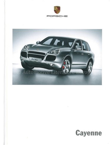 2006 PORSCHE CAYENNE HARDCOVER PROSPEKT DEUTSCH