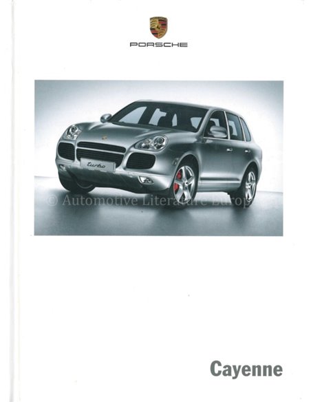 2006 PORSCHE CAYENNE HARDCOVER PROSPEKT DEUTSCH