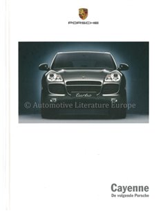 2004 PORSCHE CAYENNE HARDBACK BROCHURE DUTCH
