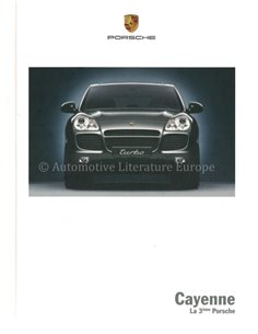 2004 PORSCHE CAYENNE HARDCOVER BROCHURE FRANS