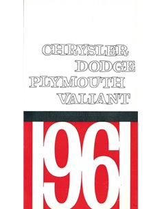 1961 DODGE PLYMOUTH VALIANT BROCHURE DUTCH