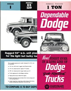 1964 DODGE 114 & 129 BROCHURE ENGLISH