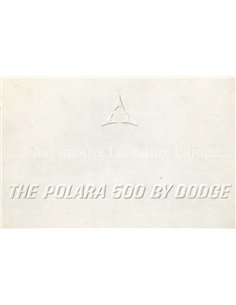 1962 DODGE POLARA 500 BROCHURE ENGLISH