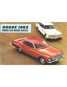 1962 DODGE DART, LENCER PROSPEKT ENGLISCH