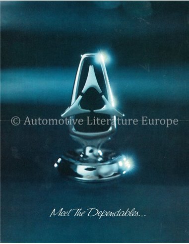 1963 DODGE 880 & DART PROSPEKT ENGLISCH