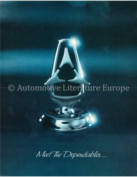 1963 DODGE 880 & DART PROSPEKT ENGLISCH