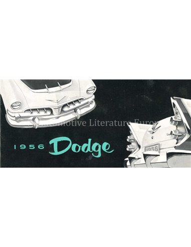 1956 DODGE KINGSWAY, DELUXE, CUSTOM, CORONET, ROYAL, CUSTOM ROYAL BROCHURE DUTCH