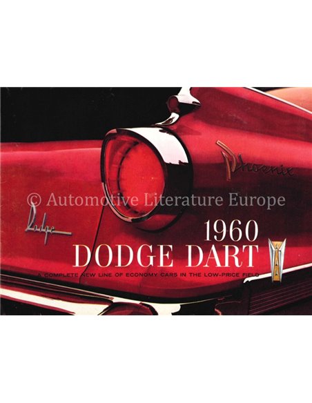 1960 DODGE DART BROCHURE ENGLISH