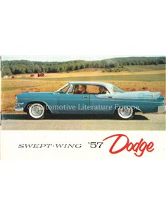 1957 DODGE SWEPT WING PROSPEKT ENGLISCH