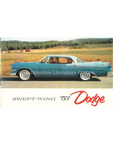 1957 DODGE SWEPT WING BROCHURE ENGLISH